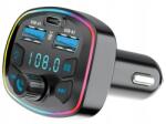 Forever Autós Fm Transmitter Bluetooth Funkcióval Beépített Mikrofon TR-360 (GSM179081)