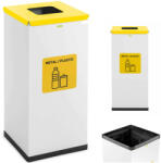  60 l-es hulladékválogató kuka - fém műanyag