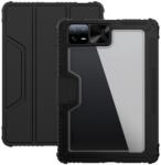 Nillkin Bumper Pro Műanyag Telefonvédő (Aktív Flip, Szilikon Keret, Ütésállóság, Asztali Tartó) Fekete Xiaomi Pad 6