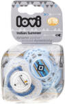 LOVI Lovi, Indian Summer Boy, suzeta dinamica din silicon, 6-18 luni, 2 buc