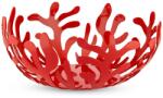 Alessi Gyümölcstál MEDITERRANEO 25 cm, piros, rozsdamentes acél / epoxi epoxy gyanta, Alessi (ALESI0125R)
