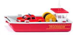 SIKU SUPER fire brigade work boat, toy vehicle (red/grey) (2117) - pcone Papusa