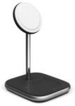 Epico Incarcator wireless Epico 2in1 MagSafe - negru 9915101300200