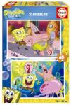 Educa Пъзел 2 в 1 Educa - Sponge Bob, 2 х 48 части (EDU19388)