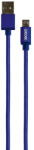 Grixx Cablu date GRIXX - Micro USB to USB, impletit, lungime 1m - albastru (GRCAMUSBFBL01) - pcone