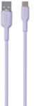 Puro Elektrik Puro Soft USB-A-Type-C Kábel 150 cm-Lila