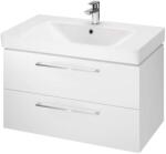 Cersanit Lara - Szekrény mosdókagylóval, 45x79x45 cm, 2 fiókkal, fehér színű S801-338-DSM (S801-338-DSM)