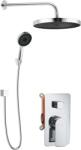 kielle Vega - Zuhanyszett rejtett csapteleppel, 2 készülékhez, tartozékokkal és testtel, króm 20618SP40 (20618SP40)