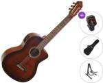 Valencia VC564CE SET 4/4 Brown Sunburst Elektro-klasszikus gitár