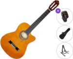Valencia VC104TC Thin Body Natural SET 4/4 Natural Klasszikus gitár