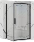 Rea Cabina de dus dreptunghiulara cu usa pivotanta Rea Rapid Swing 70x100 negru (KPL-009921)