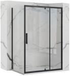 Rea Cabina de dus dreptunghiulara cu usa pivotanta Rea Rapid Swing 120x80 negru (KPL-009934)