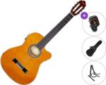 Valencia VC104TCE Premium SET 4/4 Natural Класическа китара с предусилвател