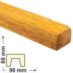 Elite Decor DecoWood Bükk-90 Modern poliuretán gerenda (ED 107) (Beam Modern ED 107 (2 m) classic light 6х9)