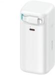 USAMS 20KCD21702 Powerbank Visszahúzható Lightning Kábellel 18000 mAh PD 45W-Fehér