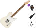 Squier Affinity Series Telecaster LRL WPG Basic SET Olympic White Chitară electrică