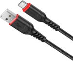 hoco. Cablu Date si Incarcare USB la USB Type-C HOCO X59 Victory, 1 m, 2.4A, Negru (cb/TypC/Hoc/X59/1m/n/bl)