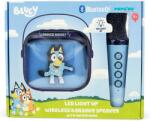 OTL Set karaoke cu boxa si microfon wireless si lumini LED, OTL, Bluey