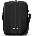 BMW BMTB10COMPVSKR Nylon Red Stripe Univerzális Tablet Táska 10" - Fekete