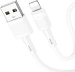  Cable USB A to Lightning Hoco 2, 4A 1 m X83 white (6931474770875)