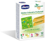 Chicco Színes, illatosított rovarriasztó matricák természetes védelemmel 12 db Natural