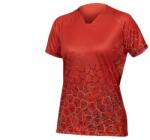 Endura Tricou damă Endura SingleTrack Print Tee LTD, cayenne (S)