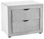 SIGNAL MEBLE Éjjeli szekrény ET-002 Szín: Világos szürke/ Bluvel 03