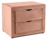 SIGNAL MEBLE Éjjeli szekrény ET-002 Szín: Régi rózsaszín / Bluvel 52 (ET002VSZ)