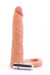 Lovetoy Dildo anal dublu vibrant ultra moale cu ham Vibrator