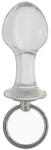 KINKgear Roundy Glass - prémium üveg anális dugó M (9 x 4.5 cm) - szexvital