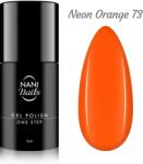 Naní One Step gél lakk 5 ml - Neon Orange