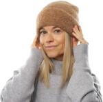 Vlnka Merino Varella alpaka gyapjú sapka béléssel barna ruházat méretei Uni