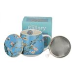Duo Gift Van Gogh Mandulavirágzás porcelán bögre fémszűrővel és tetővel 430 ml - díszdobozos (IMO-DG-59182)