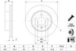 Bosch Disc frana BOSCH 0 986 479 J83 (0 986 479 J83) - fixbox