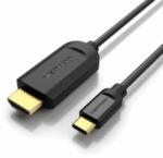 Vention Cablu video Vention, HDMI(T) la USB-C (T), 1m, rezolutie 4K la 30Hz, PVC, negru, CGUBF (timbru verde 0.08 lei) - 6922794742055 (CGUBF)