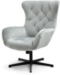 Vox bútor ARON forgófotel, szürke velúr