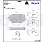 DELPHI Fékbetét készlet DELPHI LP1015 for SUZUKI (LP1015)