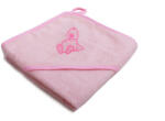 Vaganza Fürdőlepedő hímzett 110×110 - Rózsaszín/Pink/Kacsa (5999120506033)