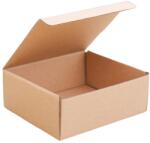 Szidibox Karton Csomagoló doboz, önzáró, postai kartondoboz 140x125x55mm barna X (SZID-00570)