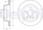 DELPHI Tarcza Ham. Bmw 1 E82 123d 07- Tyl (bg4946c)