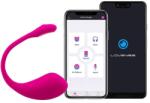 Lovense Vibrator Lovense Lush 2 Bluetooth Control Free App Silicon Roz Vibrator