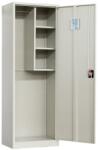 Plus Mobilier Dulap metalic materiale curatenie PREMIUM AC60, 600x400x1800 mm (LxlxH), neasamblat, inchidere 3 puncte, PLUS (61003802) Dulap arhivare
