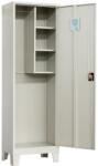Plus Mobilier Dulap metalic materiale curatenie PREMIUM AC60 cu picioare, 600x400x1920 mm (LxlxH), neasamblat, inchidere 3 puncte, PLUS (61003803) Dulap arhivare
