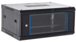 AsyTech Rack perete 4U 19'' 600x450, capacitate incarcare 60 Kg, negru - ASYTECH Networking ASY-4U-6045WL (ASY-4U-6045WL)