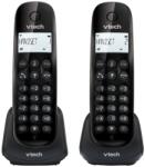VTech Telefon fara fir VTech CS1401 2 receptoare functie blocare apeluri ECO Mod negru (CS1401)