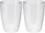 Excellent Houseware Set 2 pahare Ribs, pereti dubli, 350 ml Pahar