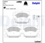 DELPHI Set placute frana DELPHI LP3944 (LP3944)