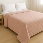 Somnart Cuvertura de pat velour, Somnart, 220x240 cm, cappucino (CUV.MAT.CPP.220X240.MF)