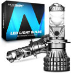 NOVSIGHT Lămpi Autoturismului & Motocicletei H4 LED 6500K Alb rece 12-24V 120W 2buc A500-N92-H4 (A500-N92-H4)