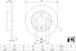 Bosch Disc frana BOSCH 0 986 479 K55 (0 986 479 K55) - automobilus